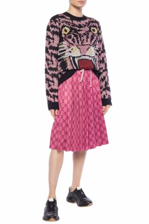 Patterned shorts with pleats, zdjęcie 2 Patterned shorts with pleats od Gucci